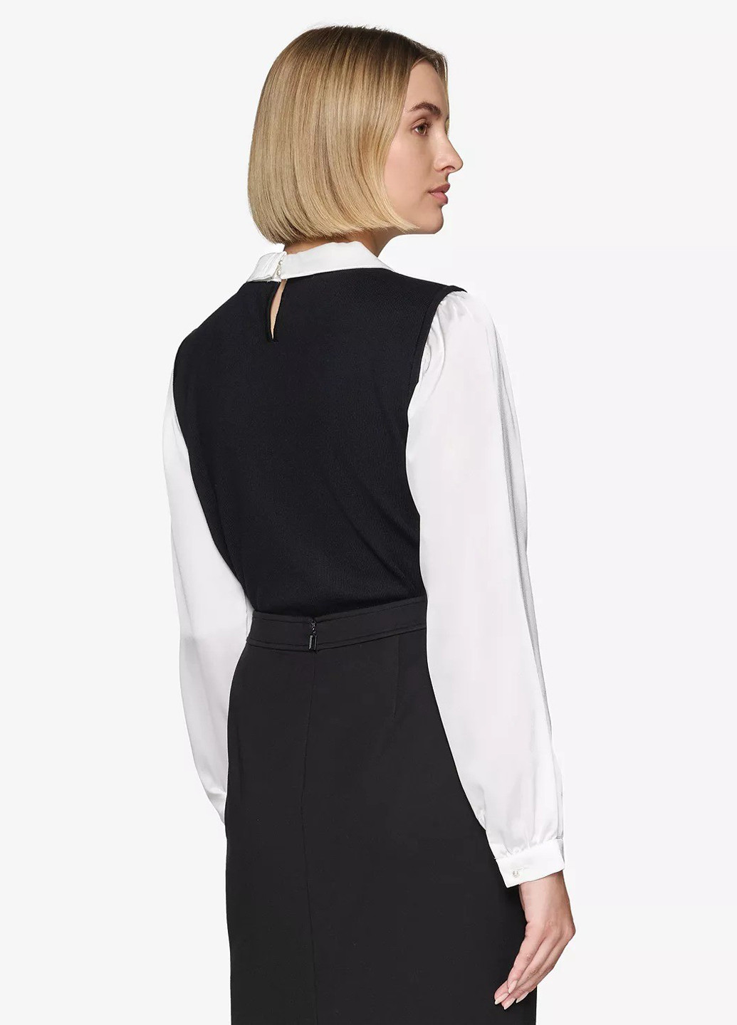 Черно-белый демисезонный свитер Karl Lagerfeld