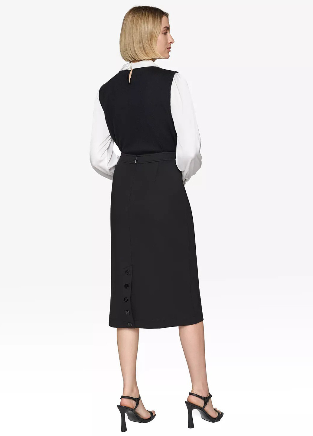 Черно-белый демисезонный свитер Karl Lagerfeld