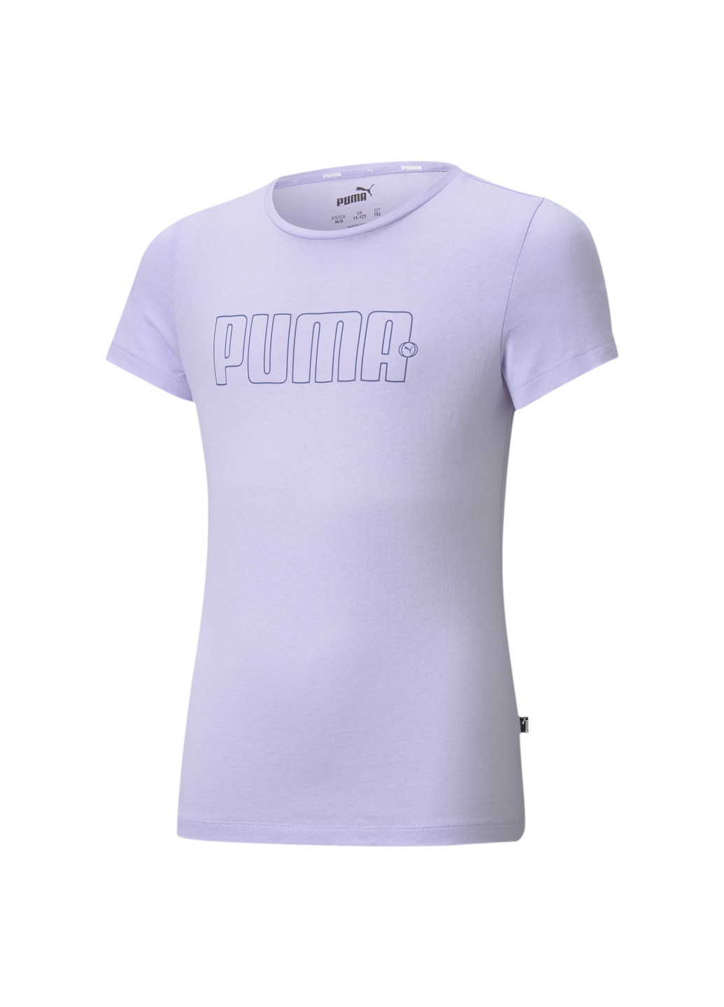 Пурпурная демисезонная детская футболка rebel youth tee Puma