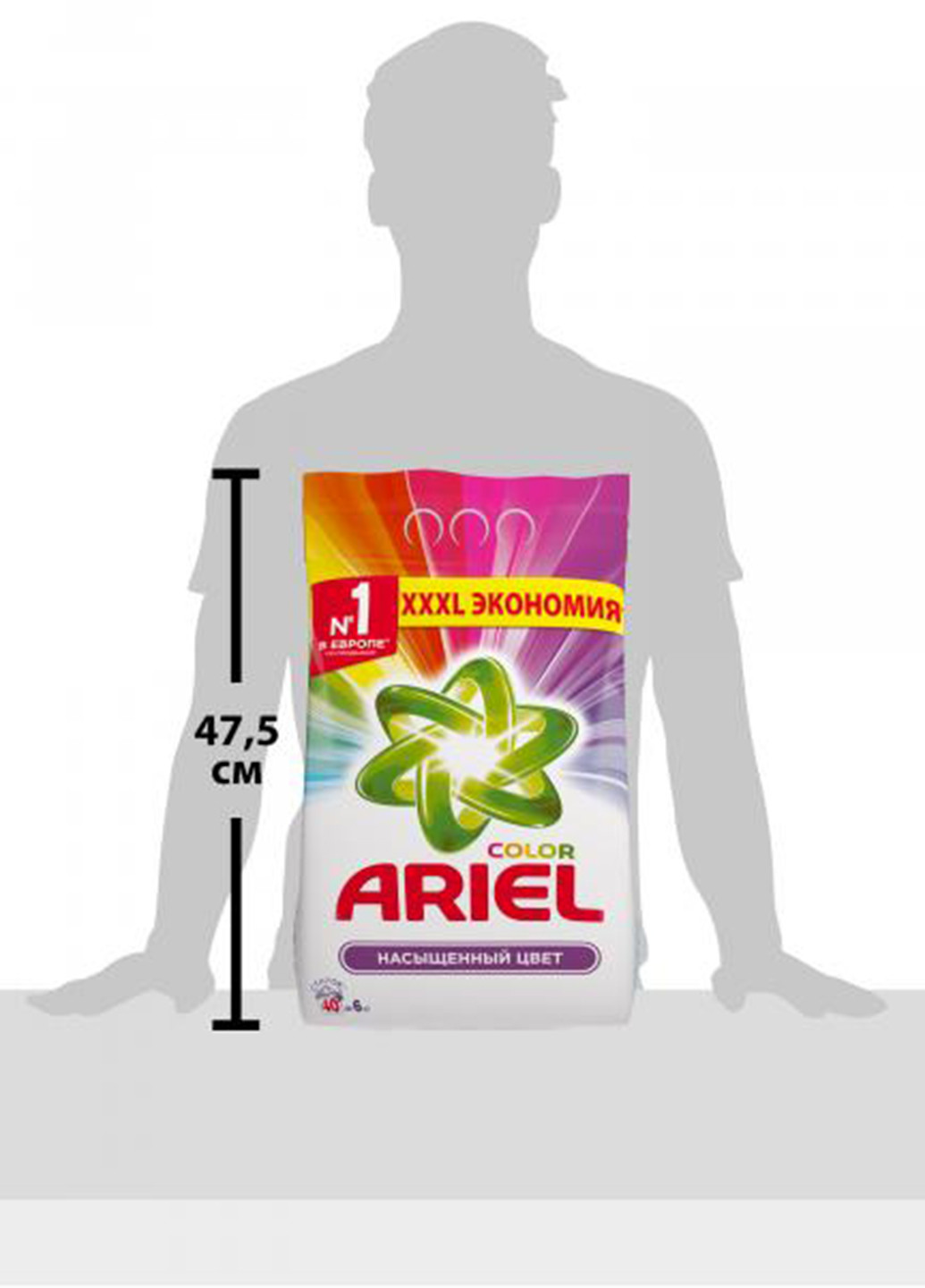 Порошок для цветных тканей Color Насыщенный цвет, 6 кг Ariel (132543111)