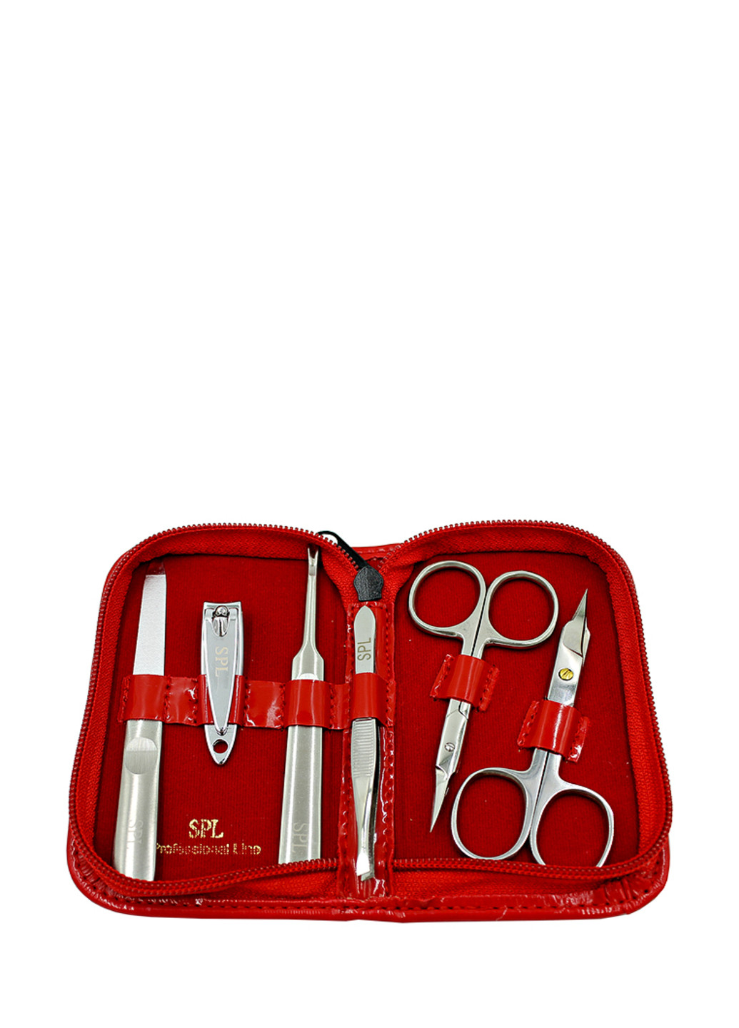 Манікюрний набір світло-червоний, лаковий SPL 77105AD (304651414)