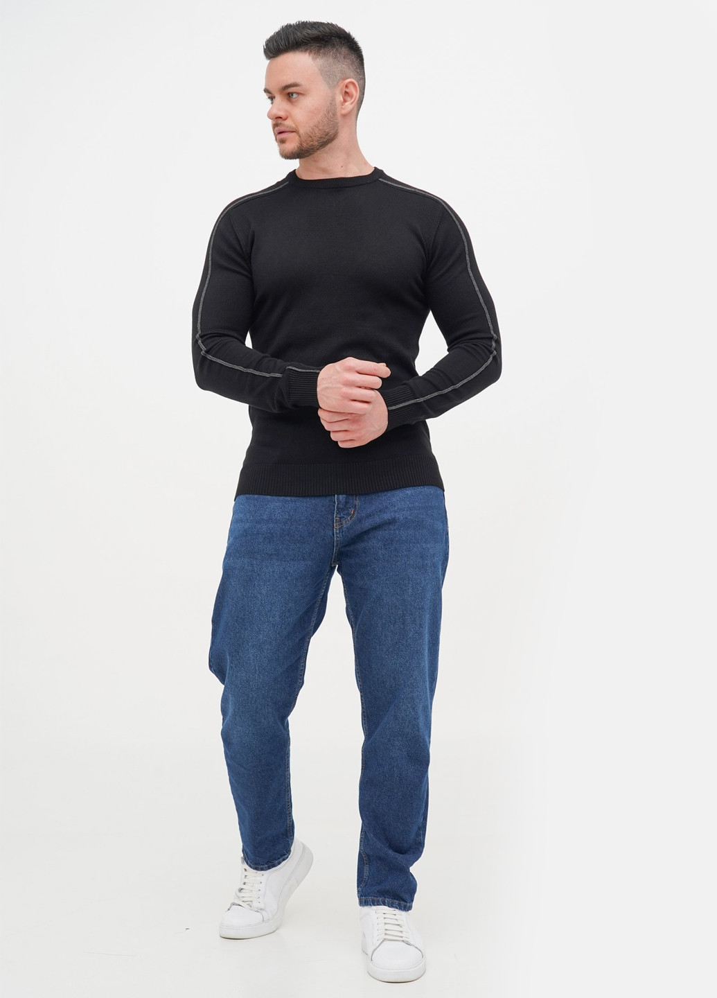 Черный демисезонный джемпер джемпер Trend Collection