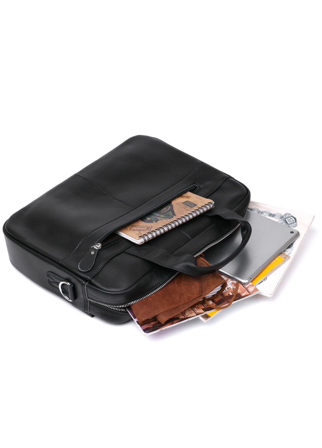 Ділова шкіряна сумка для ноутбука 40х27х7 см Vintage (253660127)