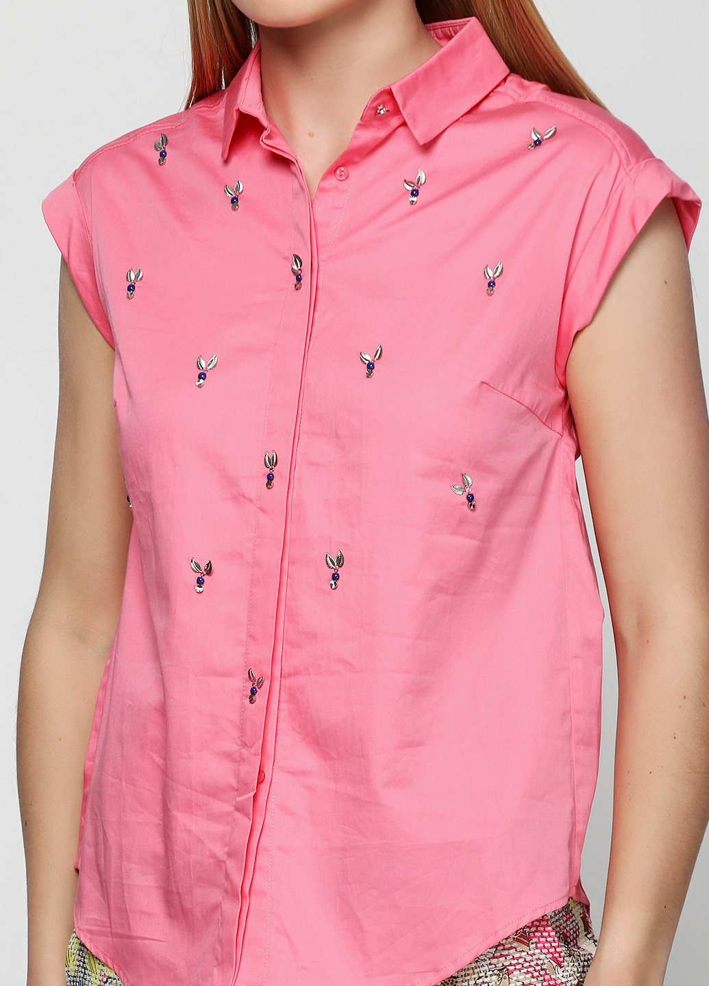 Розовая летняя блуза Axel