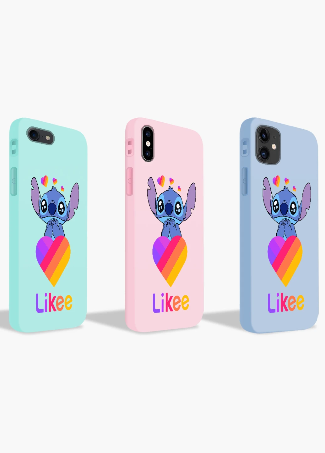 Чохол силіконовий Apple Iphone Xs Стіч Лайки (Stitch Likee) (8938-1596) MobiPrint (219536983)
