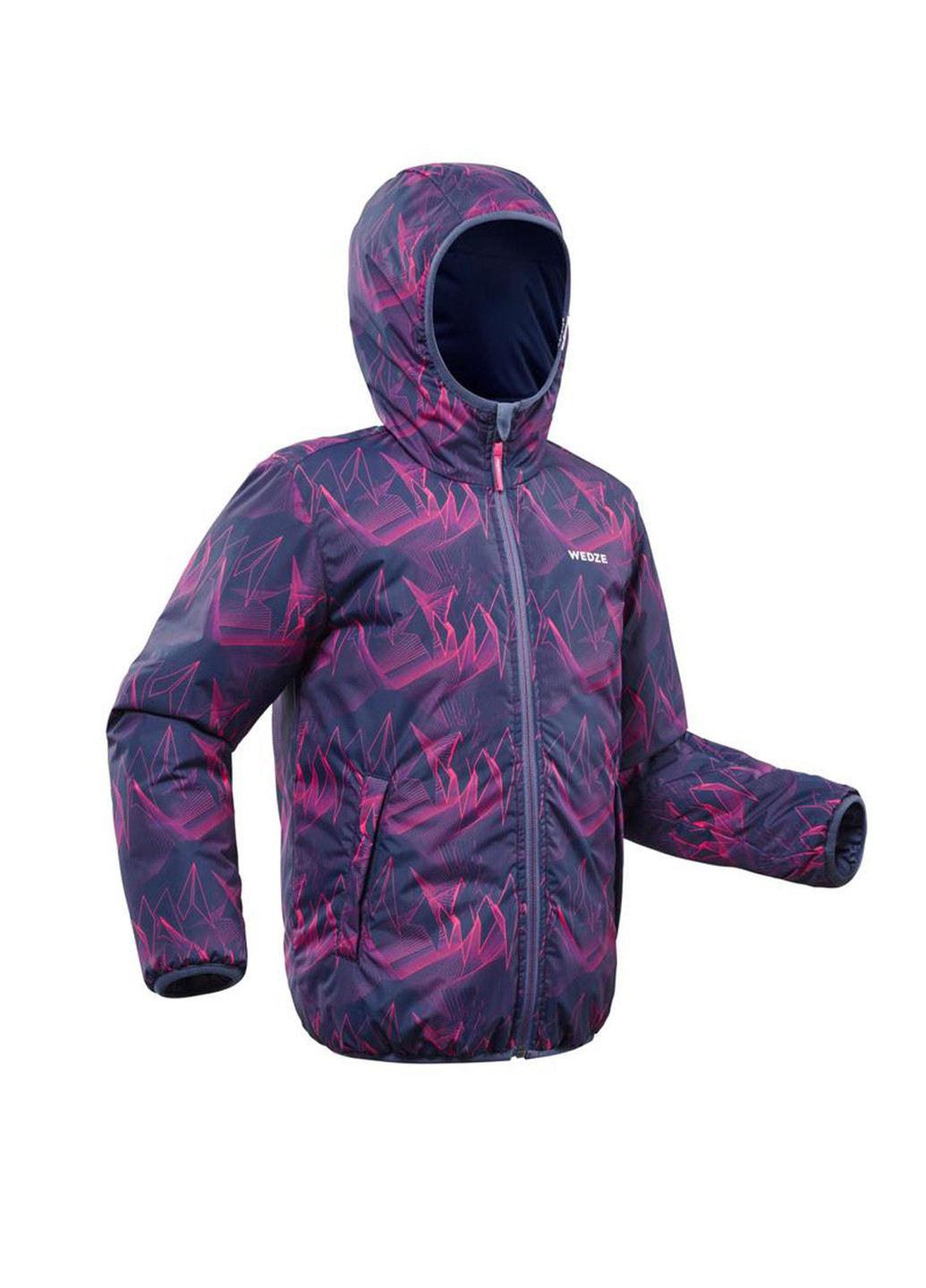 Фиолетовая зимняя куртка Decathlon