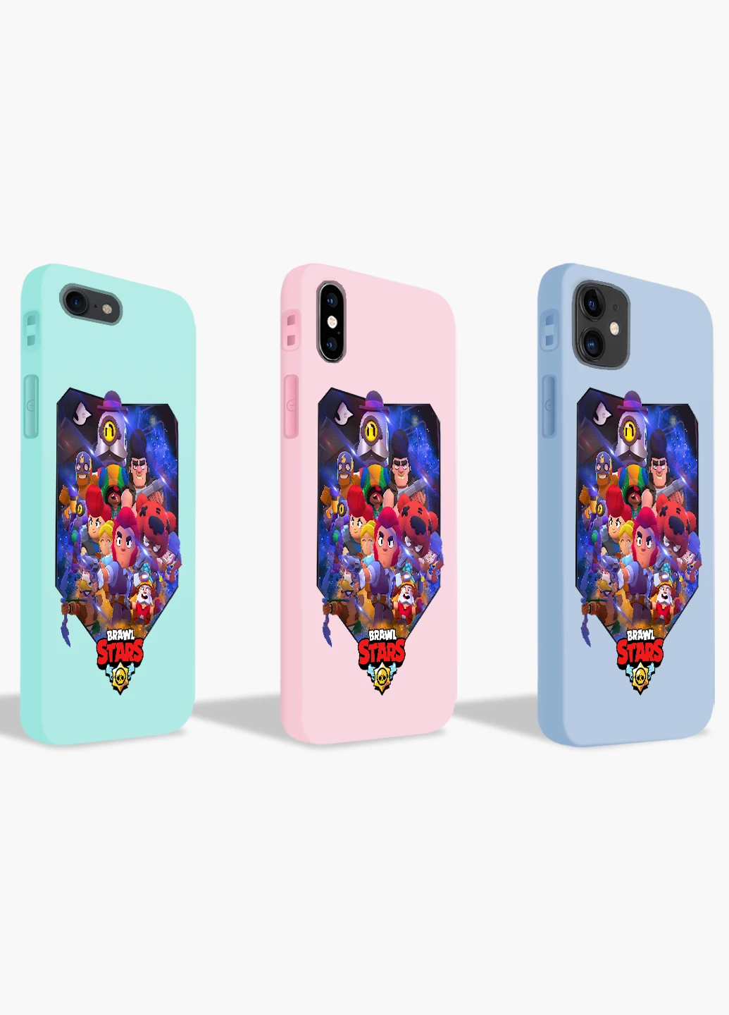 Чохол силіконовий Apple Iphone 8 plus Бравл Старс (Brawl Stars) (6154-1003) MobiPrint (219283862)