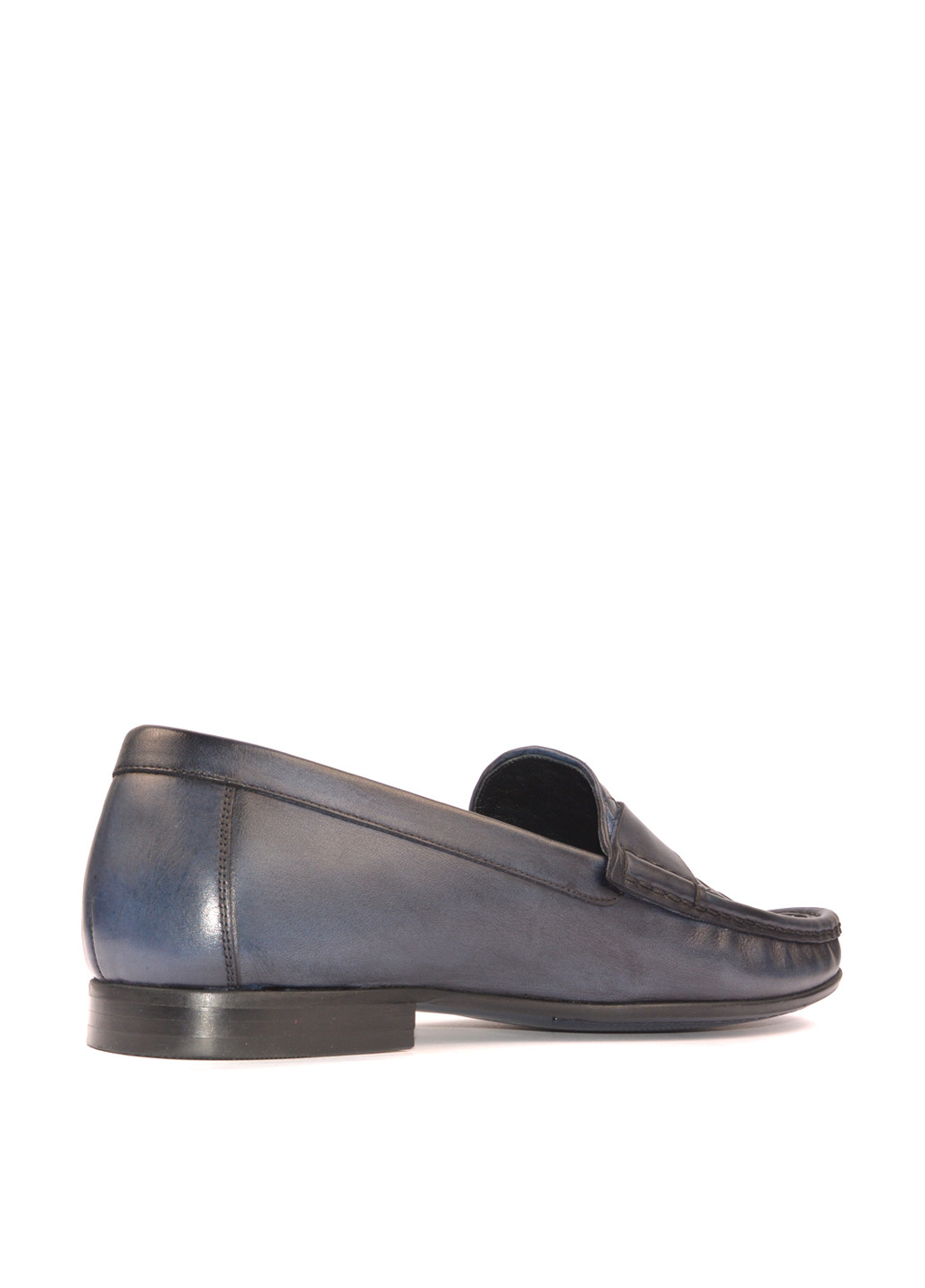 Темно-синие классические туфли Roberto Serpentini без шнурков