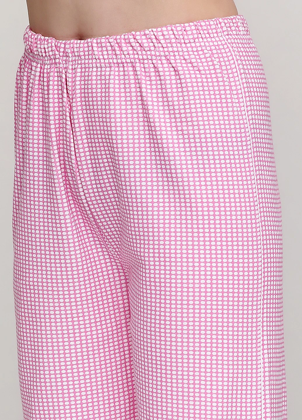 Рожева зимня комплект щільний трикотаж (світшот, штани) Good Night Pajama