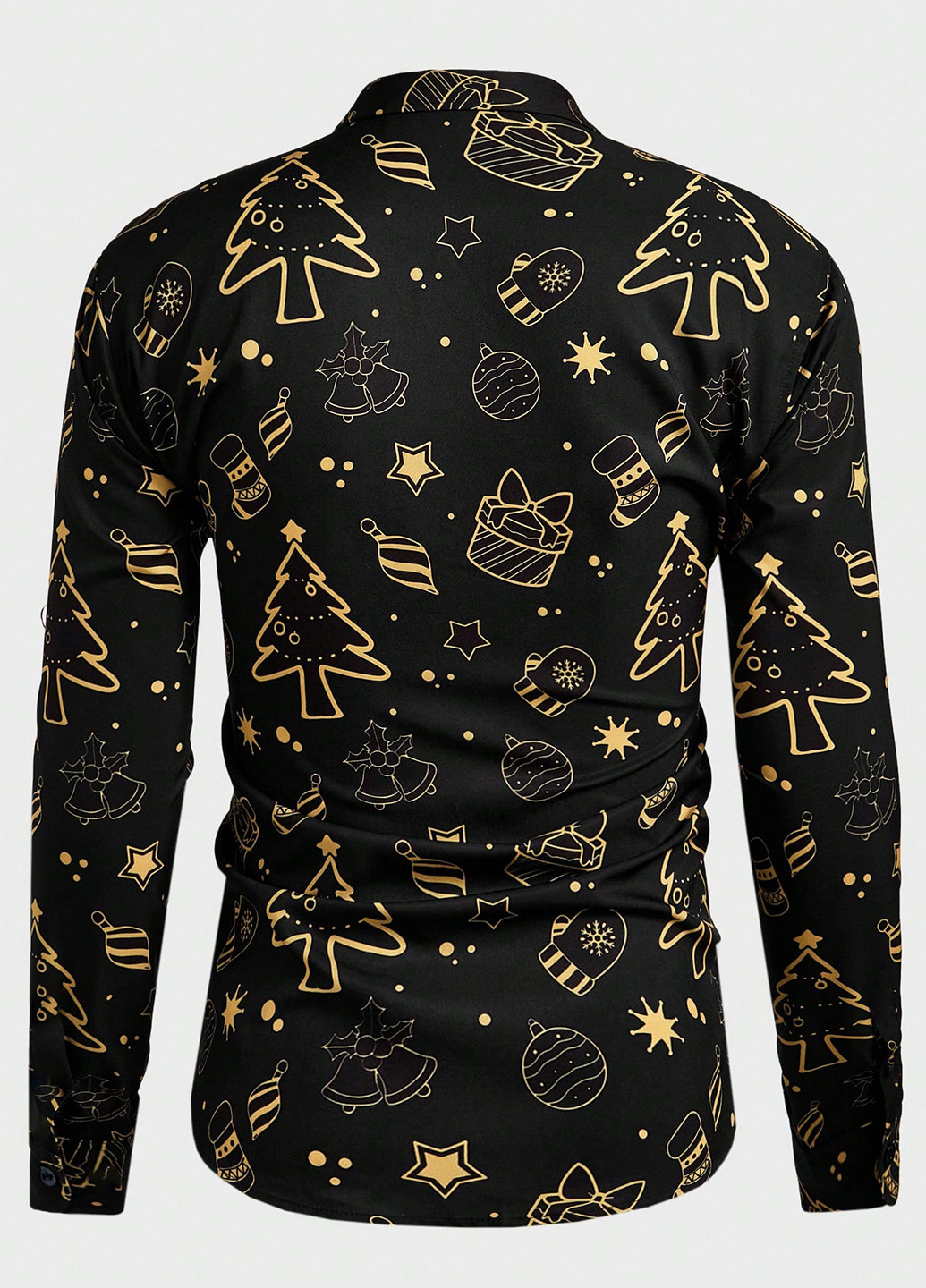 Белая праздничный рубашка новогодний SHEIN