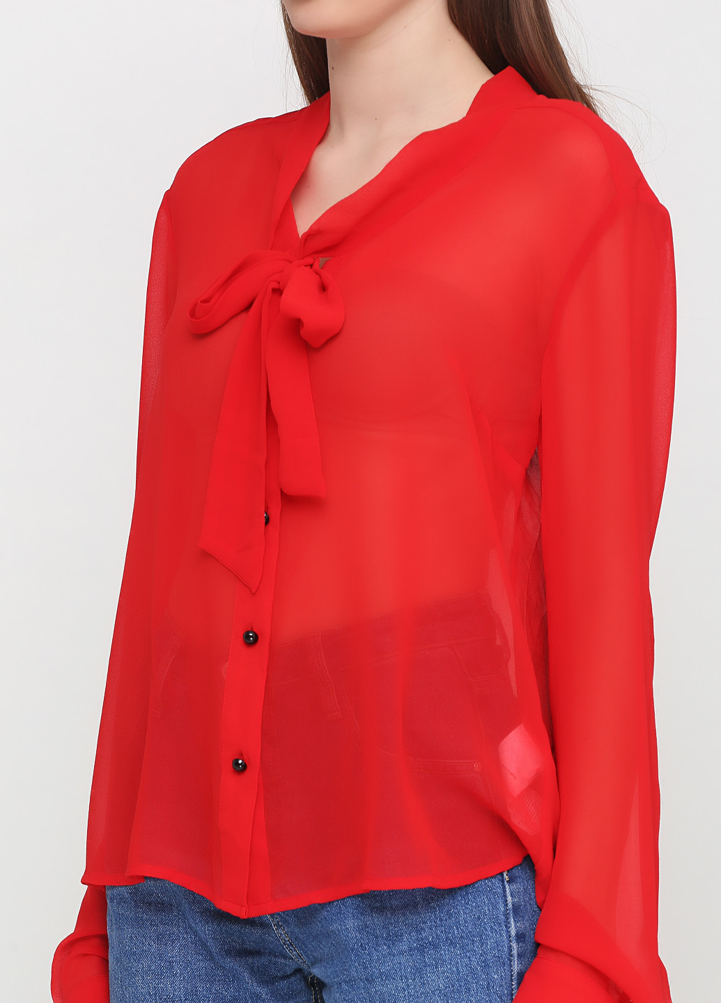 Красная демисезонная блуза S.Oliver