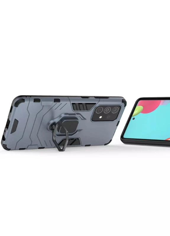 Ударостійкий чохол Transformer Ring for Magnet для Samsung Galaxy A72 4G / A72 5G Сірий / Metal slate (is_00000043172_3) Epik (238478856)
