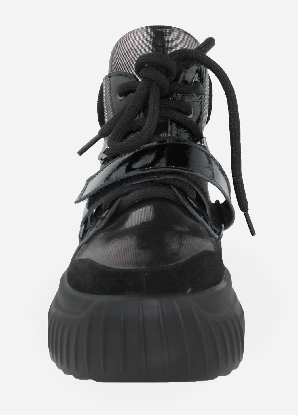 Осенние ботинки rsm519 черный-никель Sothby's из натуральной замши