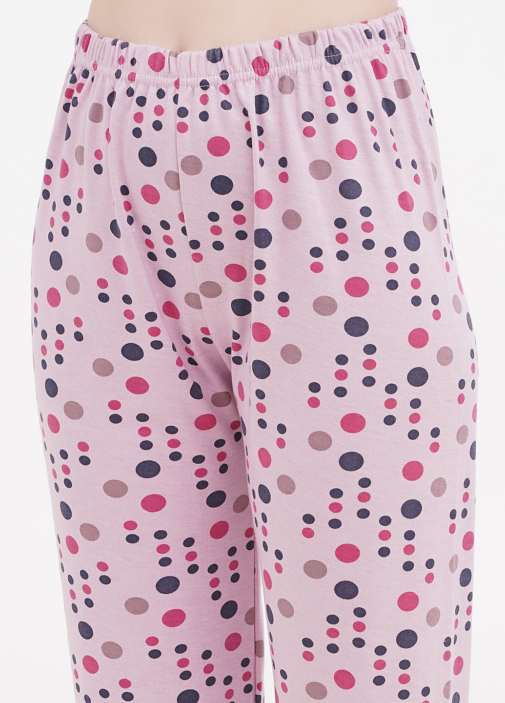 Рожева всесезон піжама (лонгслів, штани) лонгслив + брюки Stil Moda