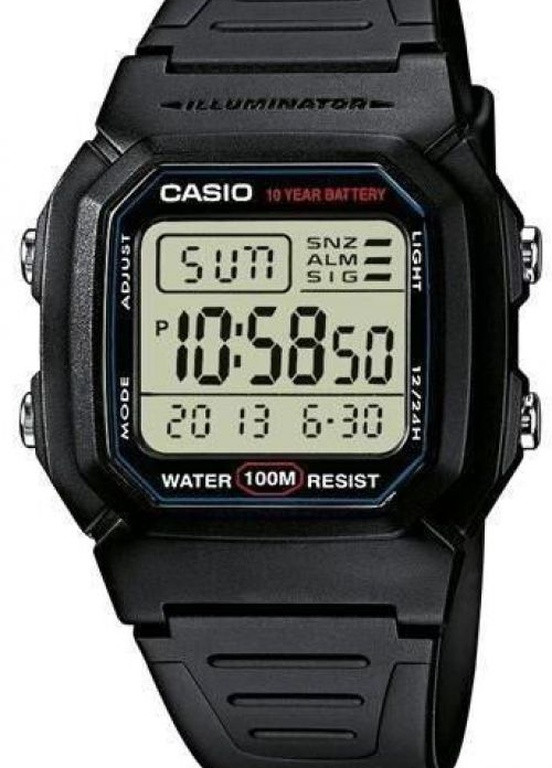 Мужские Часы W-800H-1AVEF кварцевые спортивные Casio (226691868)
