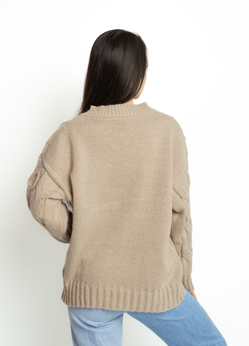 Світло-бежевий демісезонний пуловер пуловер Time of Style