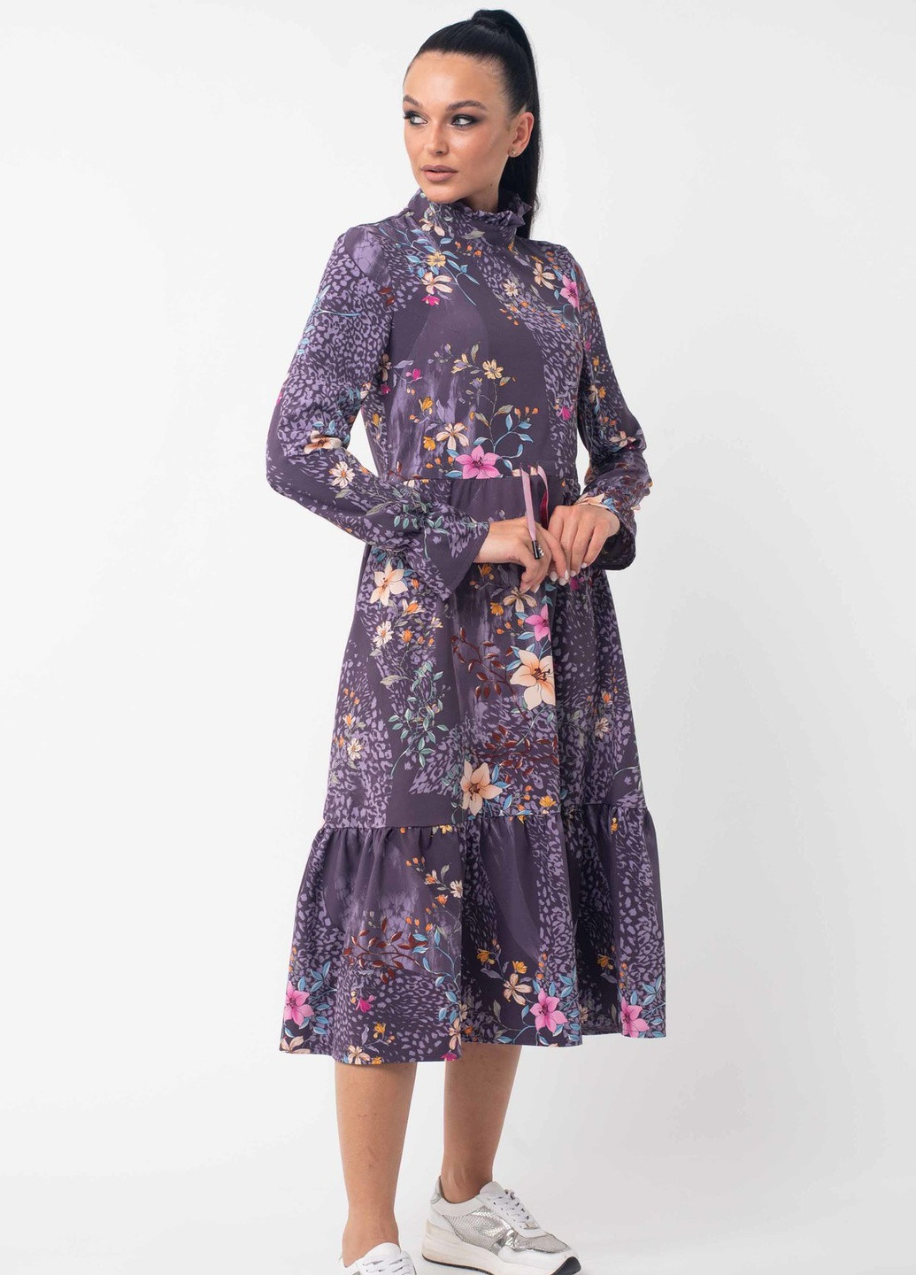 Фиолетовое кэжуал платье рут пл 10.2-09/19 фиолет Ри Мари однотонное