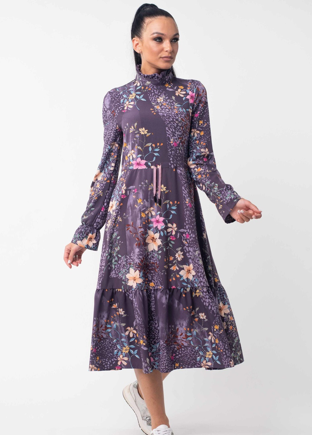 Фиолетовое кэжуал платье рут пл 10.2-09/19 фиолет Ри Мари однотонное