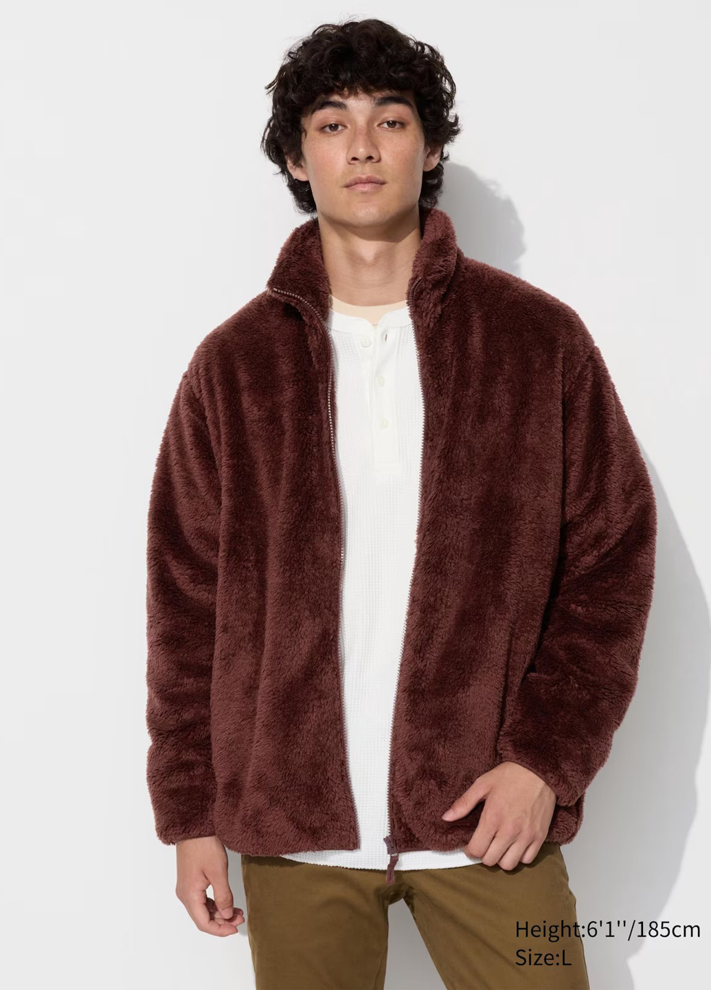 Бордова демісезонна куртка Uniqlo