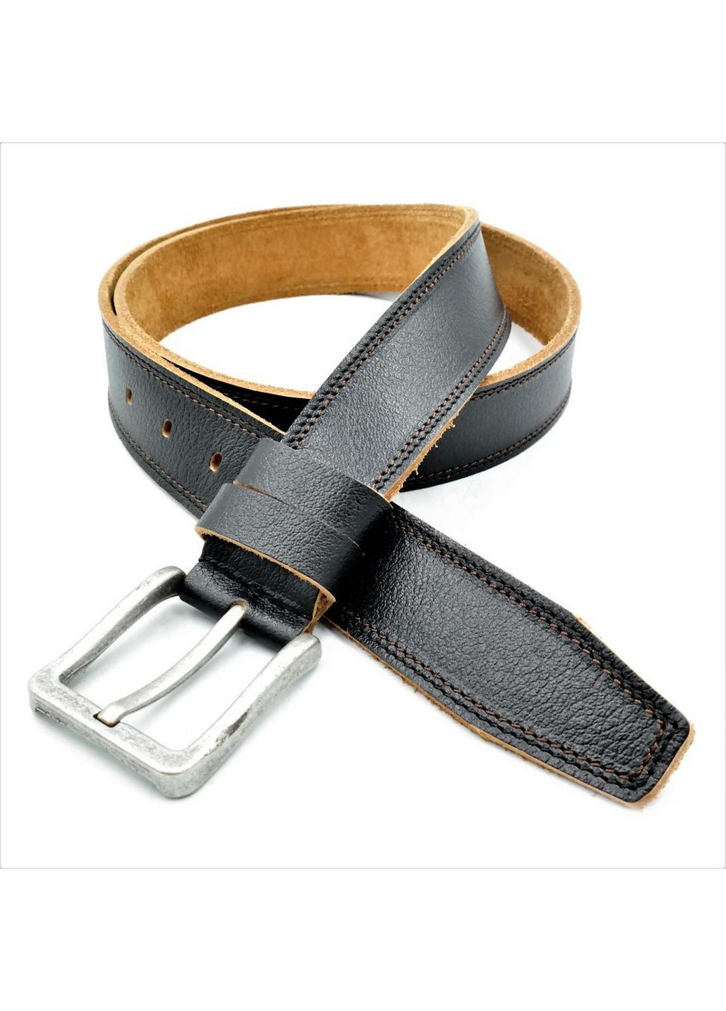 Шкіряний чоловічий ремінь Le-Mon (255405923)