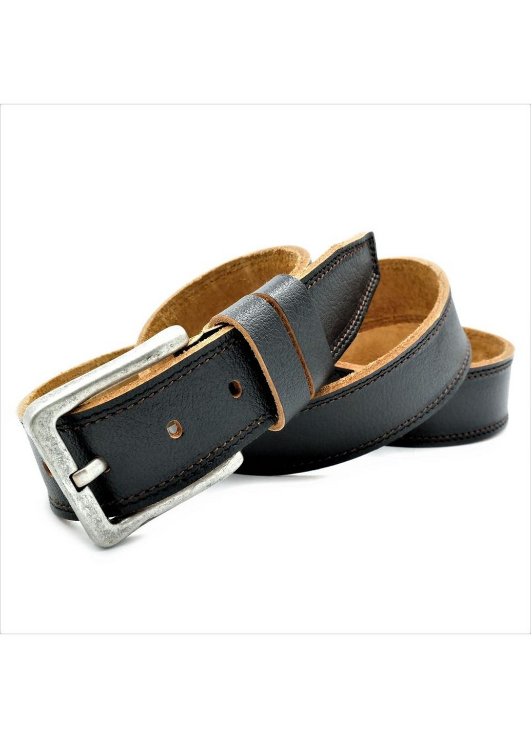 Шкіряний чоловічий ремінь Le-Mon (255405923)