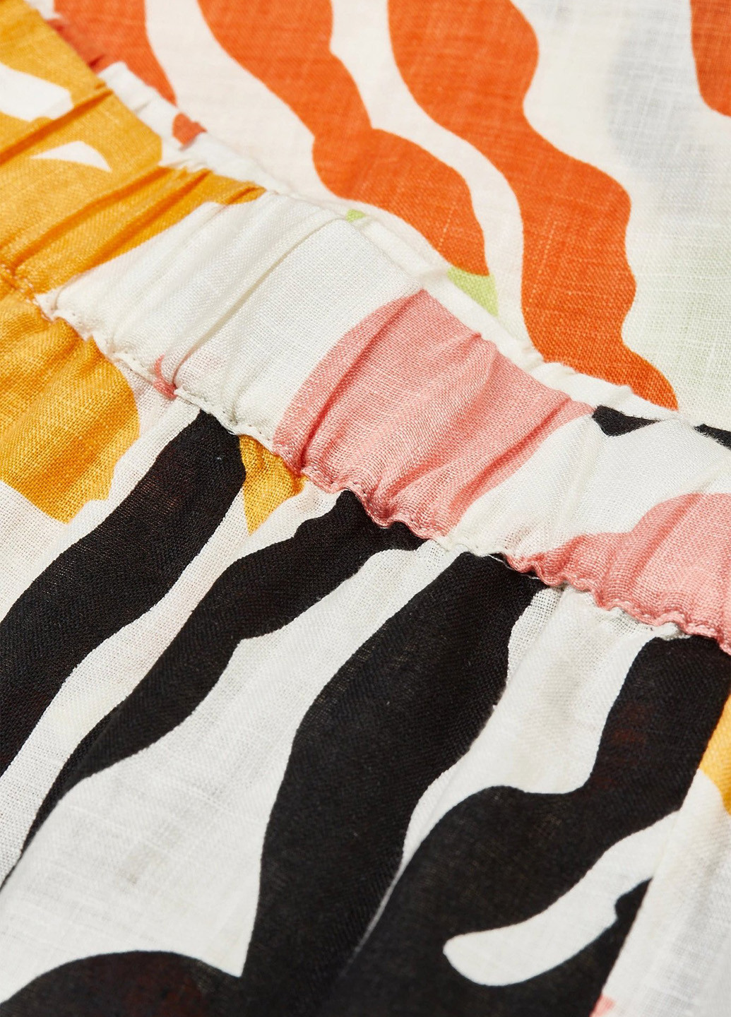 Желтая кэжуал с рисунком юбка Gant