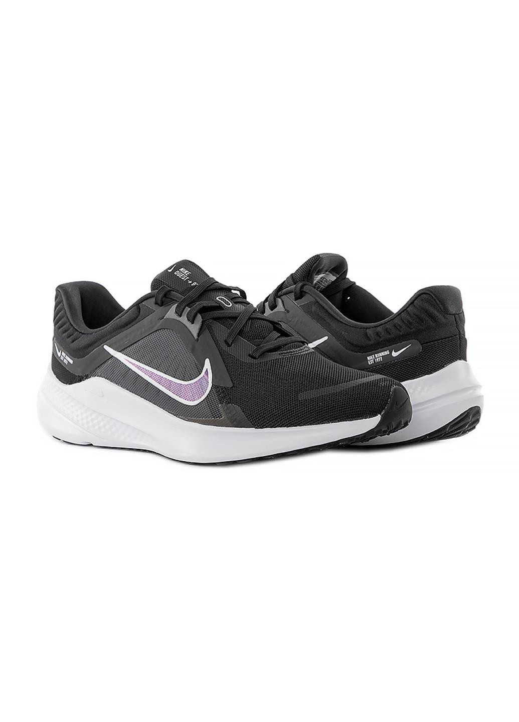 Кросівки DD9291-001 Nike QUEST 5 чорно-білі демісезони (317252158)
