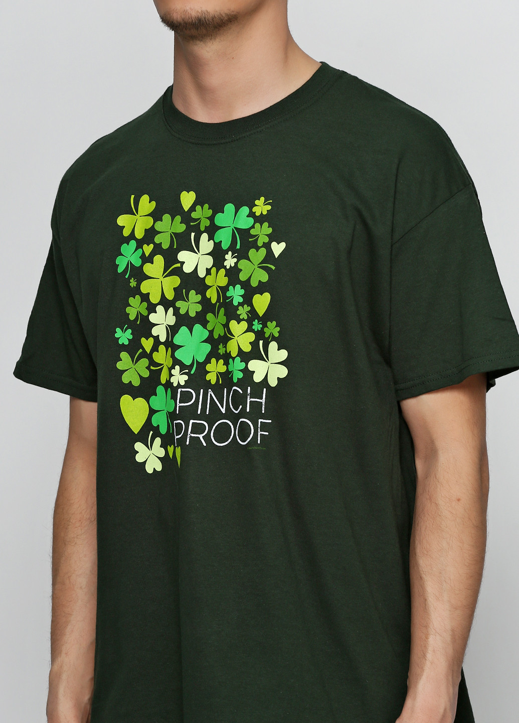 Темно-зеленая футболка Gildan