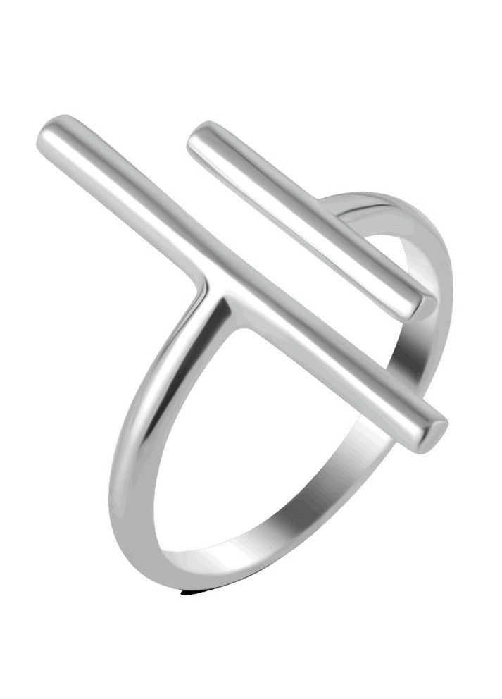 Серебряное кольцо без вставок Golden Silver (251241152)