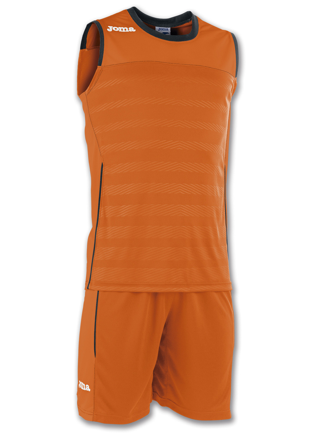 Оранжевый демисезонный комплект (майка, шорты) Joma