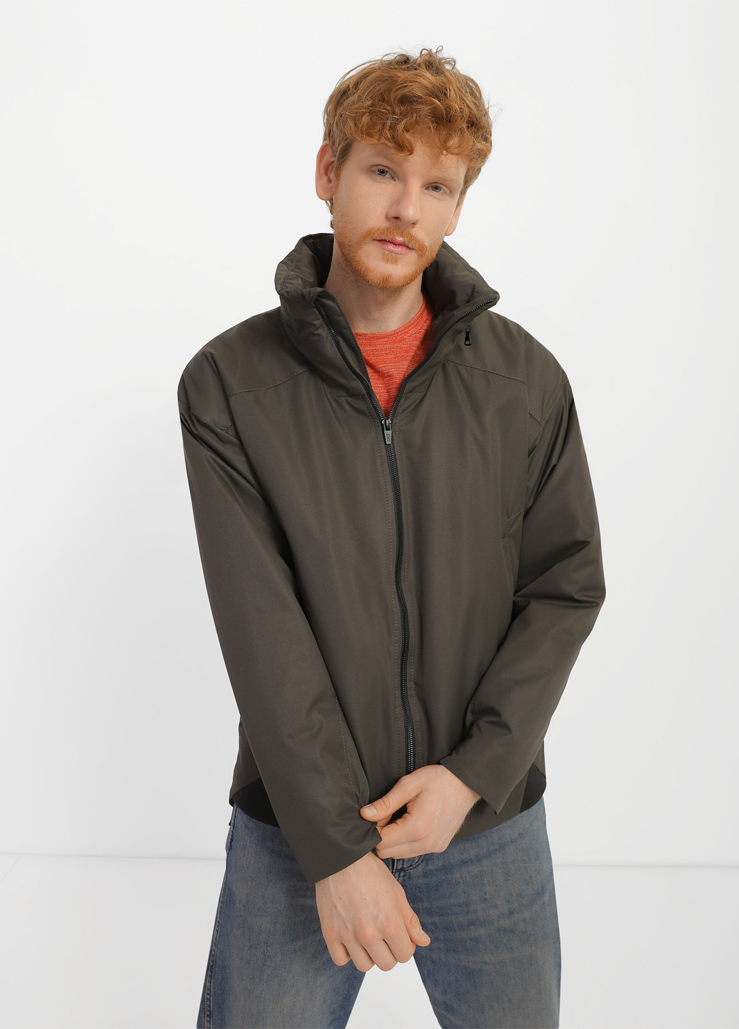 Оливкова (хакі) демісезонна куртка Braska ADK-1/319