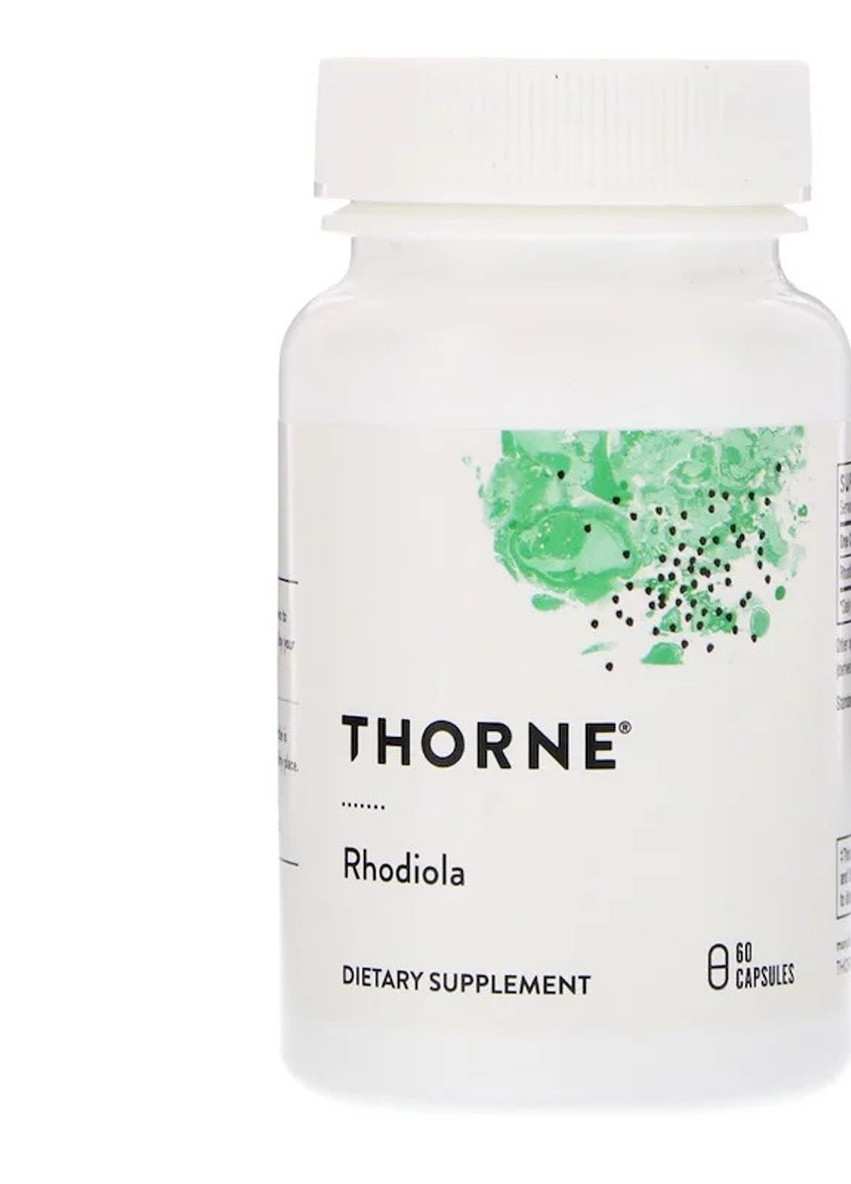 Родіола, Rhodiola, 100 мг,, 60 капсул Thorne Research (228292867)