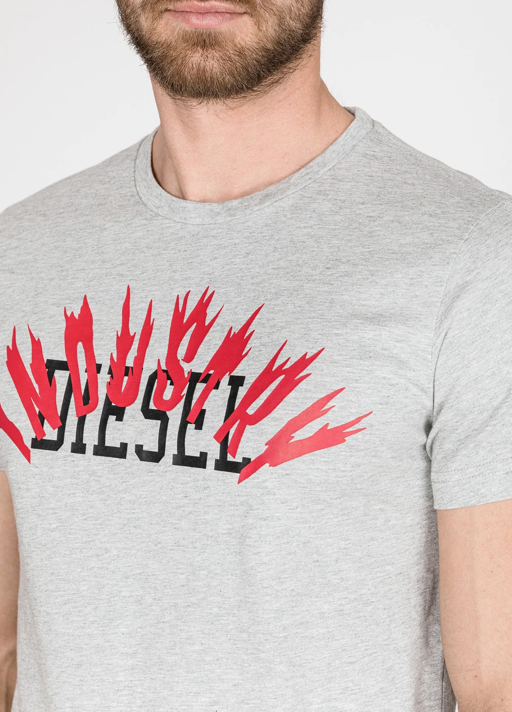 Серая футболка Diesel
