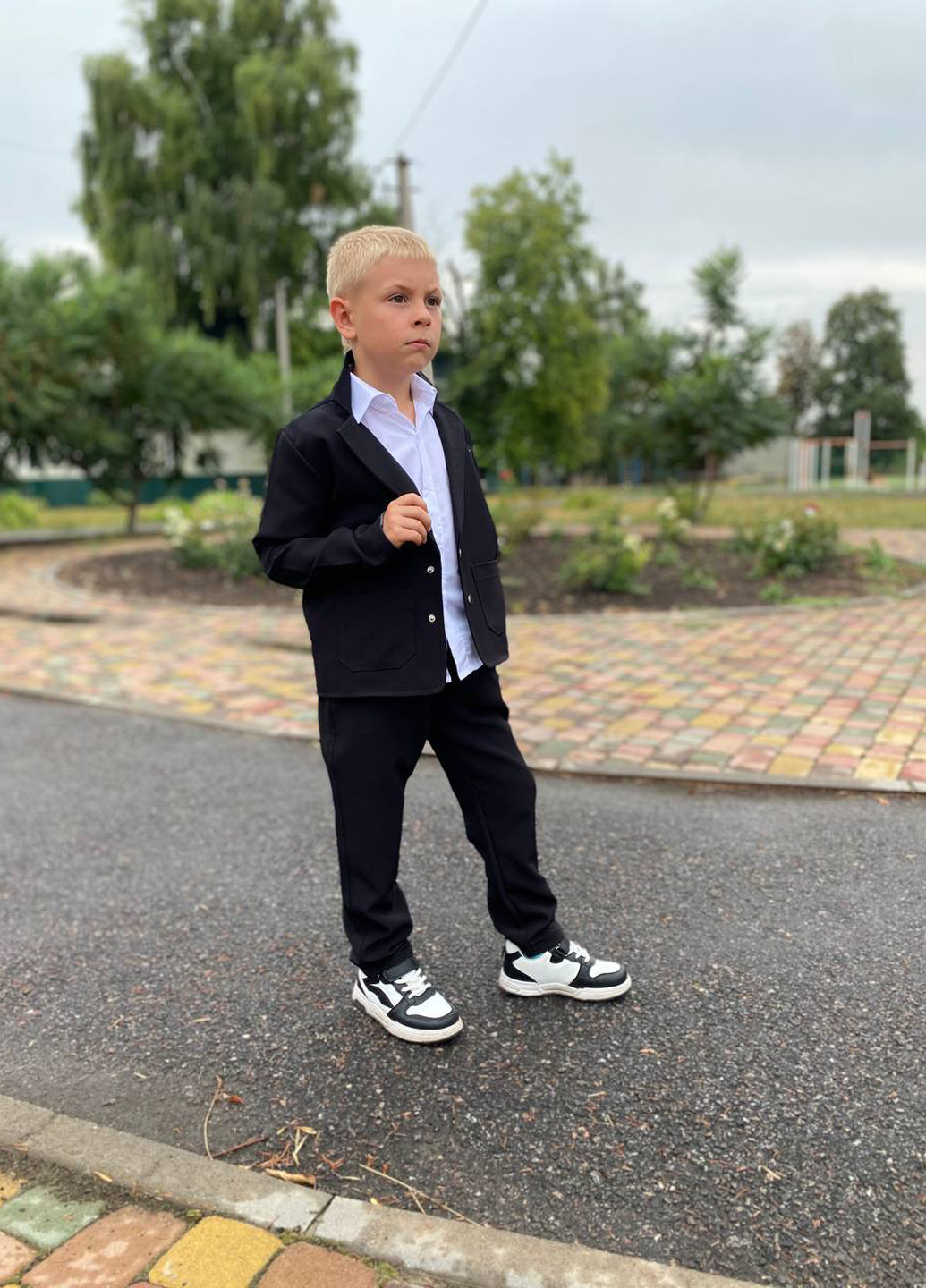 Черный демисезонный костюм (пиджак, брюки) брючный BRAZERS