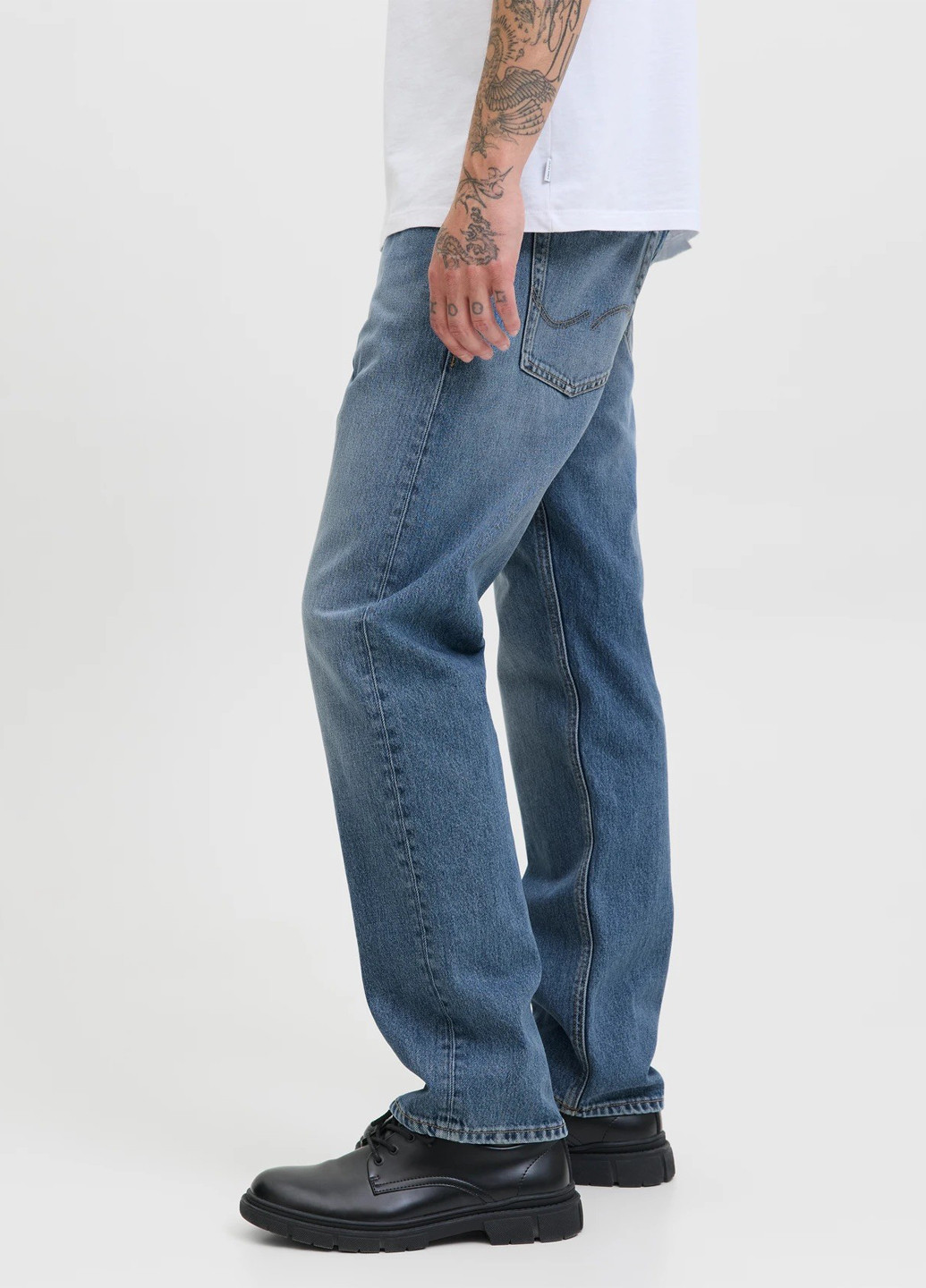 Синие демисезонные регюлар фит джинсы Jack & Jones