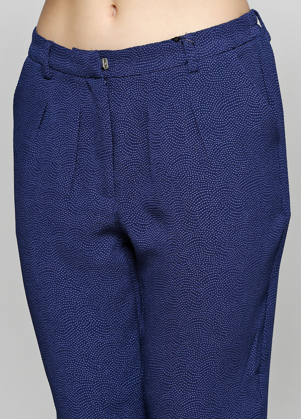 Темно-синие кэжуал демисезонные брюки Silvian Heach