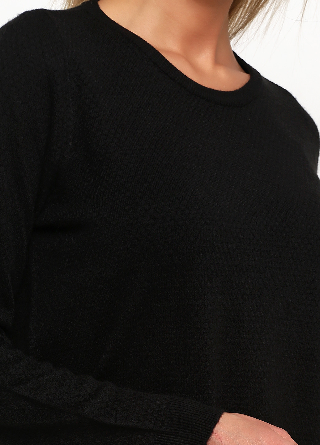 Черный демисезонный свитер джемпер Jacqueline de Yong