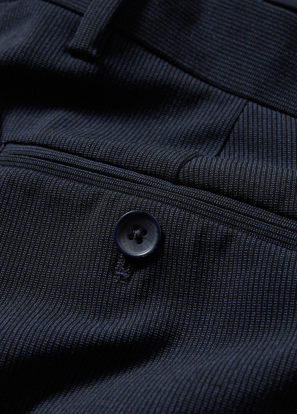 Темно-синие классические демисезонные классические брюки C&A