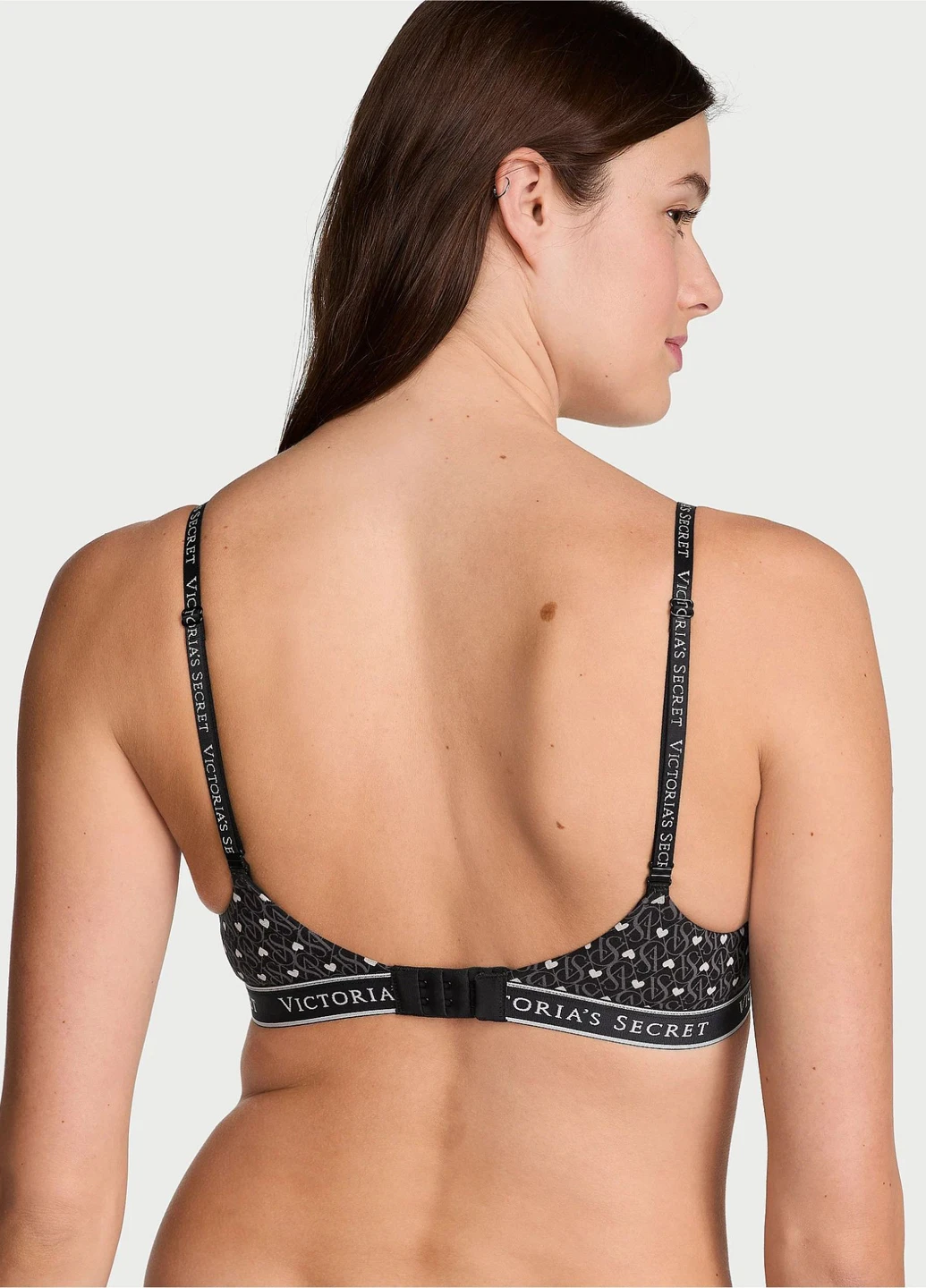 Чорний демісезонний комплект (бюстгальтер, трусики) Victoria's Secret