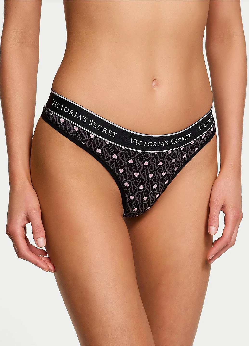 Чорний демісезонний комплект (бюстгальтер, трусики) Victoria's Secret