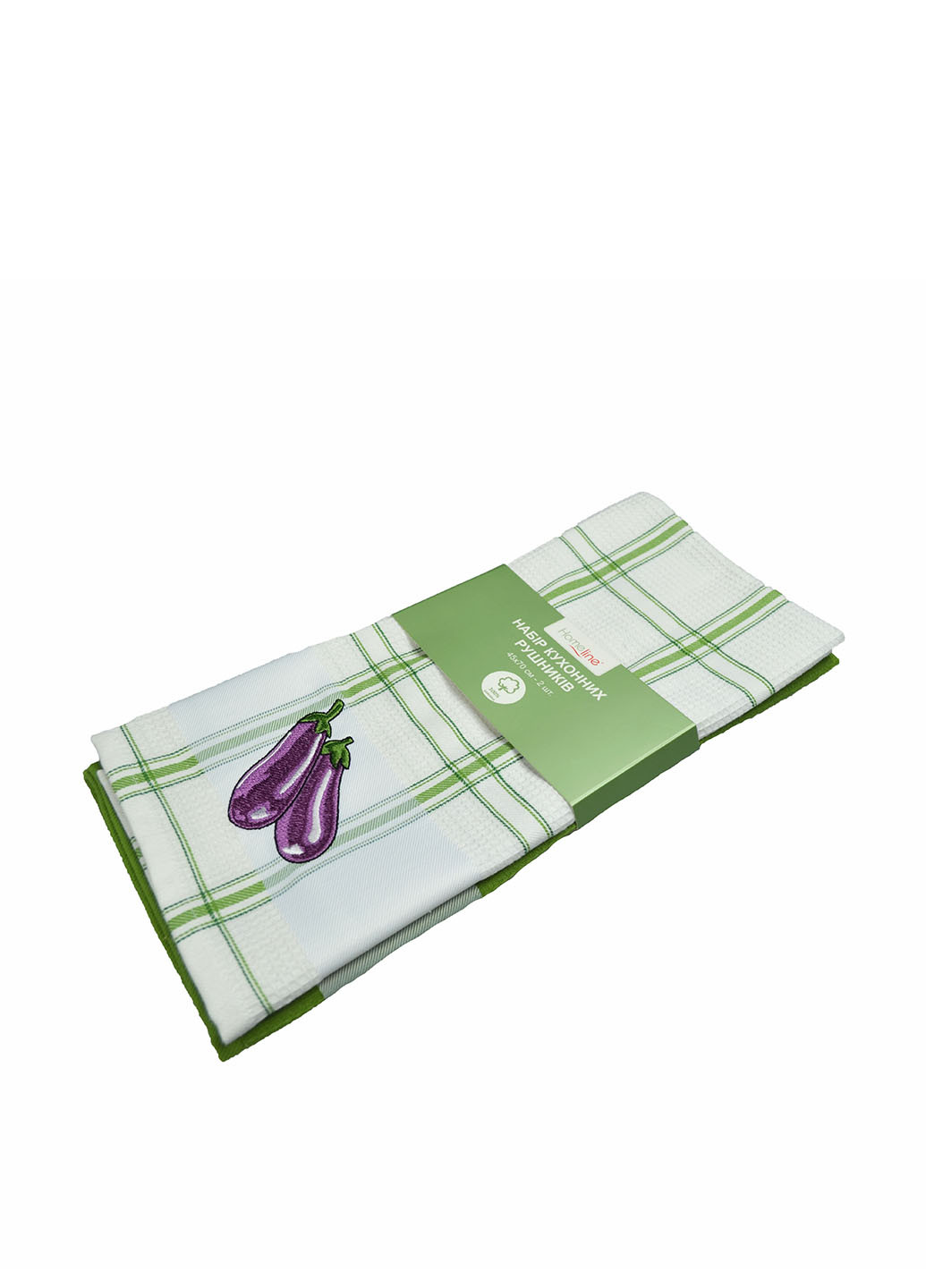 Home Line полотенце (2 шт.), 45х70 см рисунок зеленый производство - Турция