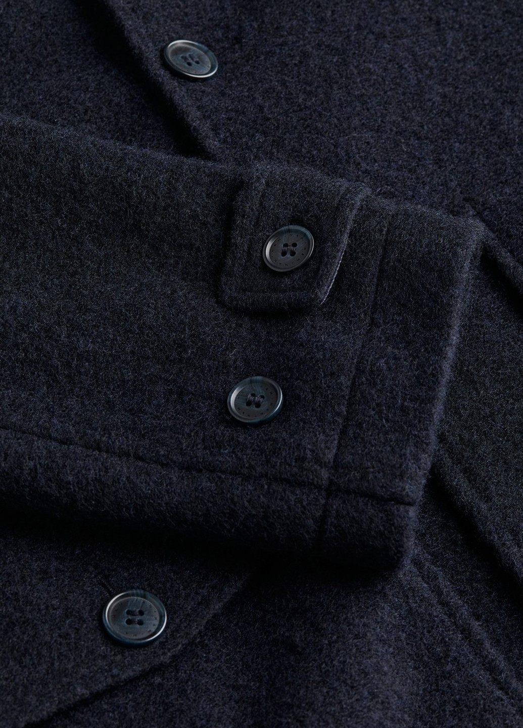 Темно-синя демісезонна куртка H&M