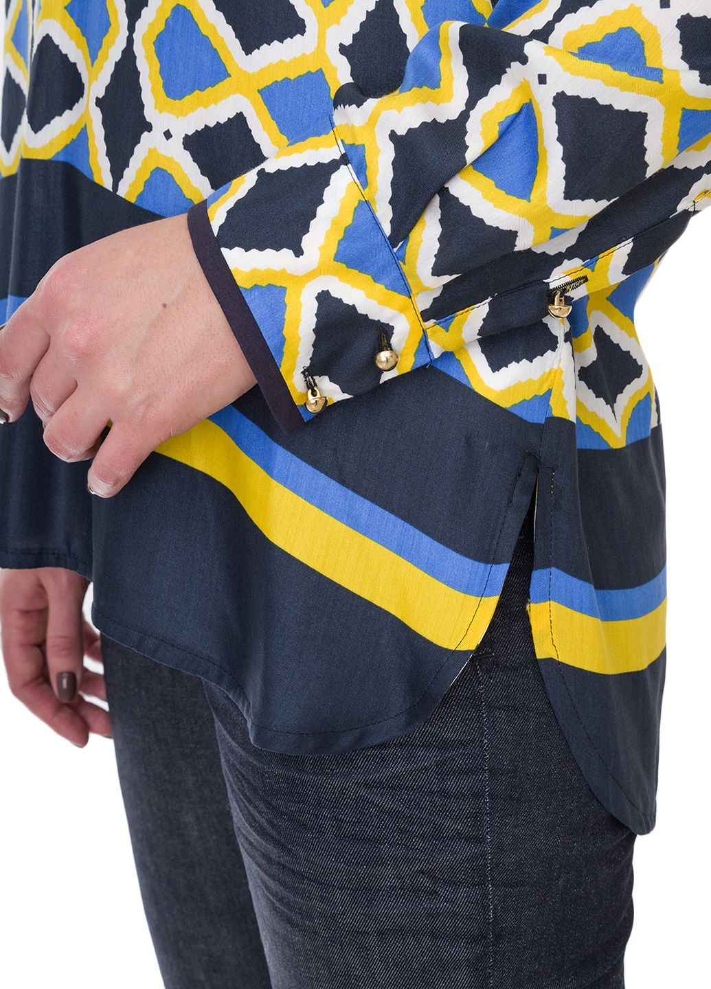 Комбинированная демисезонная блуза Marc Aurel