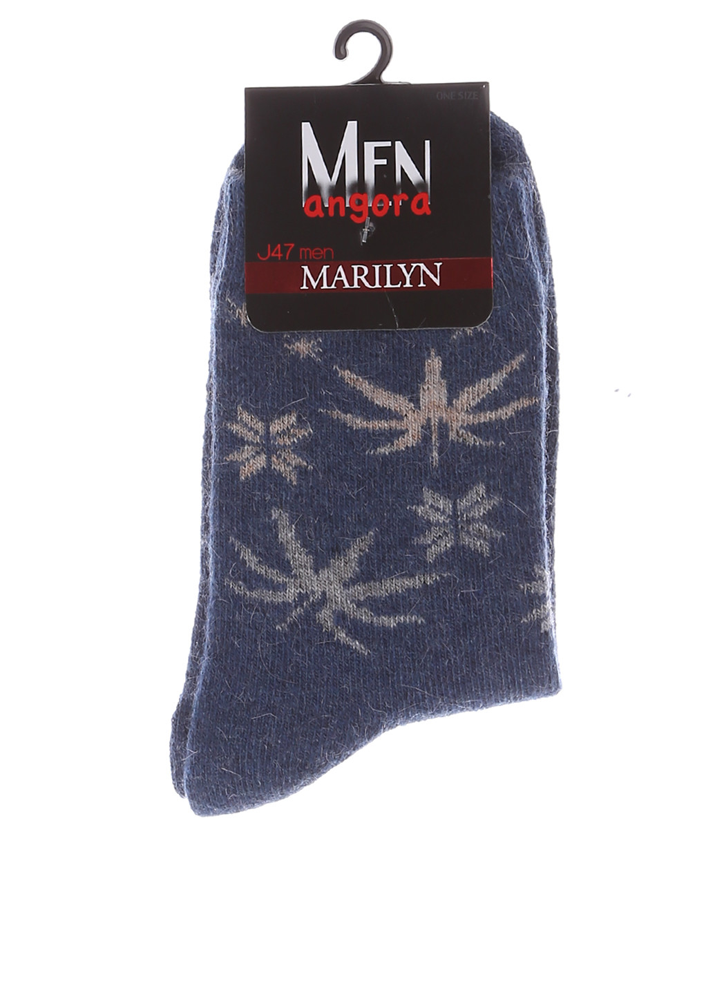 Носки Marilyn рисунки тёмно-синие повседневные