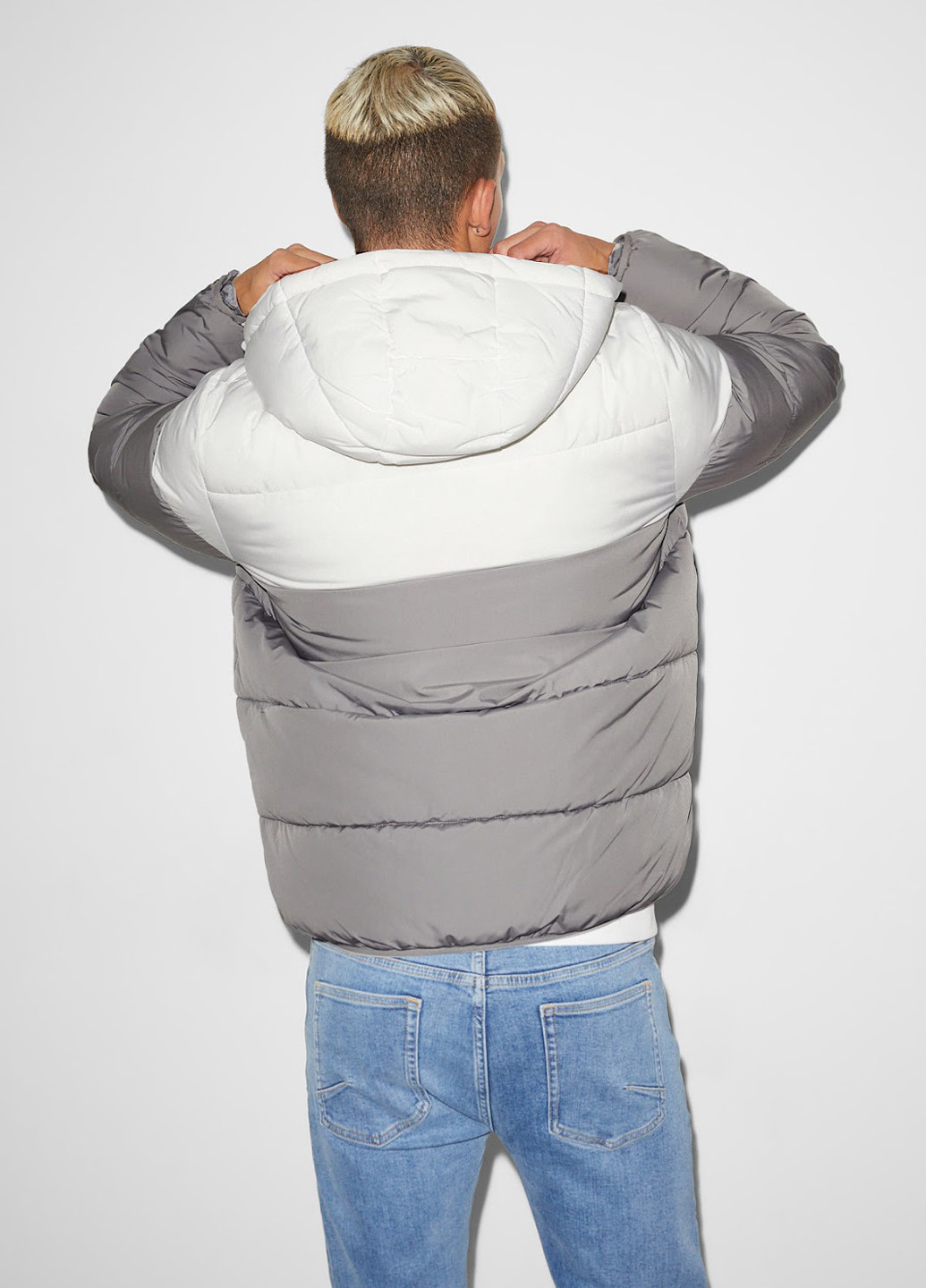 Комбінована зимня куртка C&A