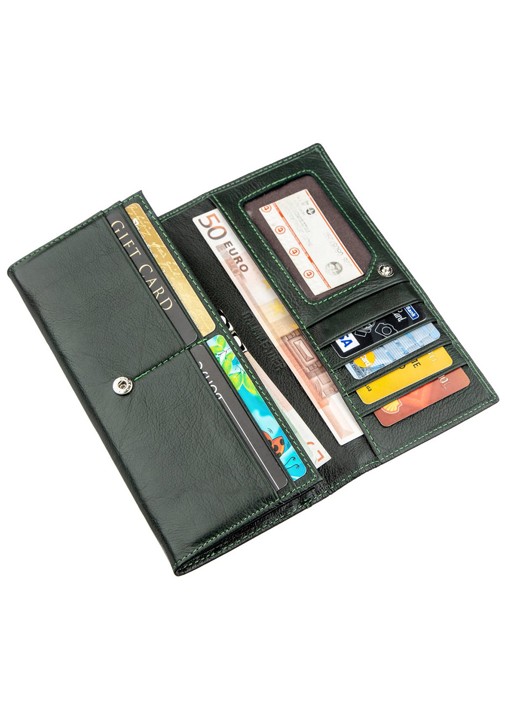 Женский кожаный кошелек 18,5х9 см st leather (252132299)