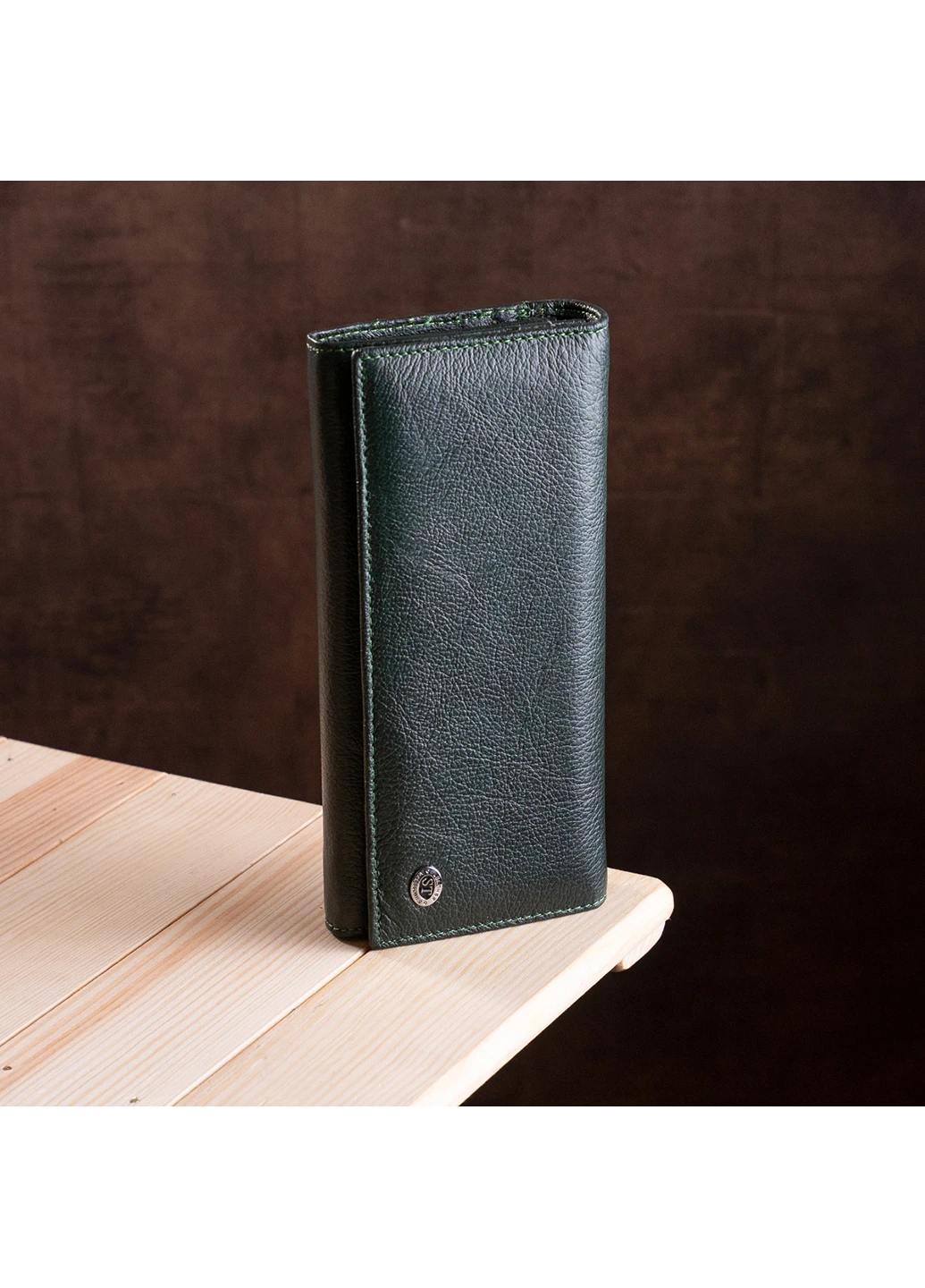 Женский кожаный кошелек 18,5х9 см st leather (252132299)