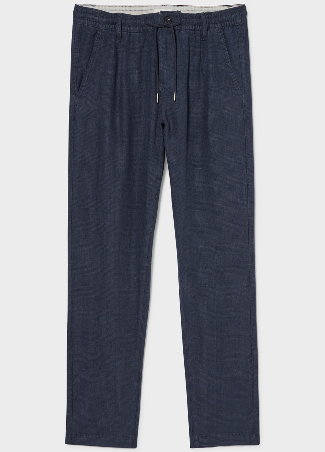 Темно-синие кэжуал летние прямые брюки C&A
