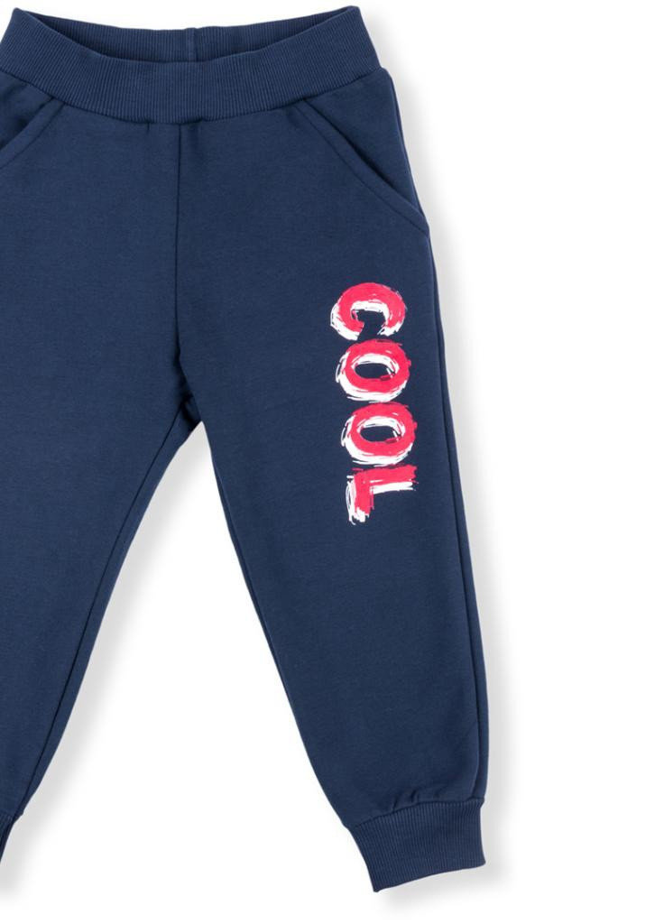 Синий демисезонный костюм десткий "king of cool" (8632-98b-blue) Breeze