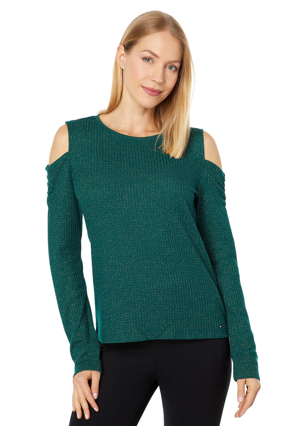 Зелений демісезонний светр джемпер Tommy Hilfiger